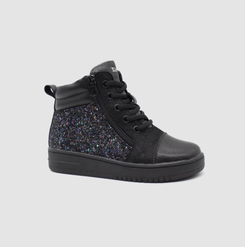 DrD Kids Footwear Rodeo sneaker in Black Sparkle  product
