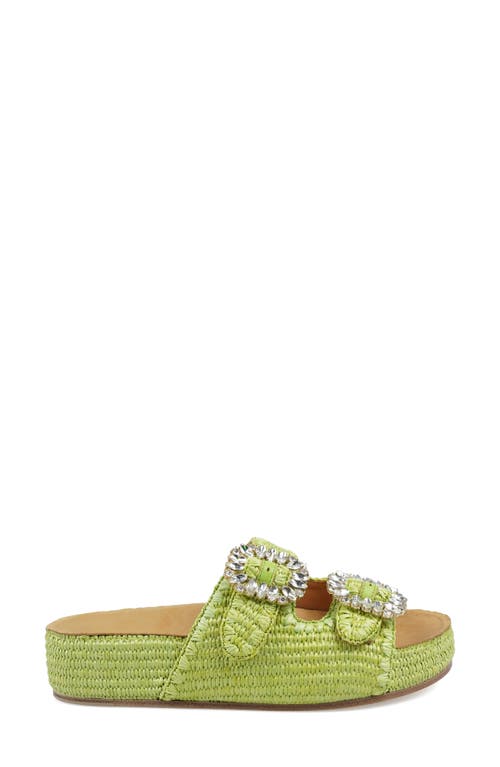 Zigi Artisan Rad Platform Sandal In Green