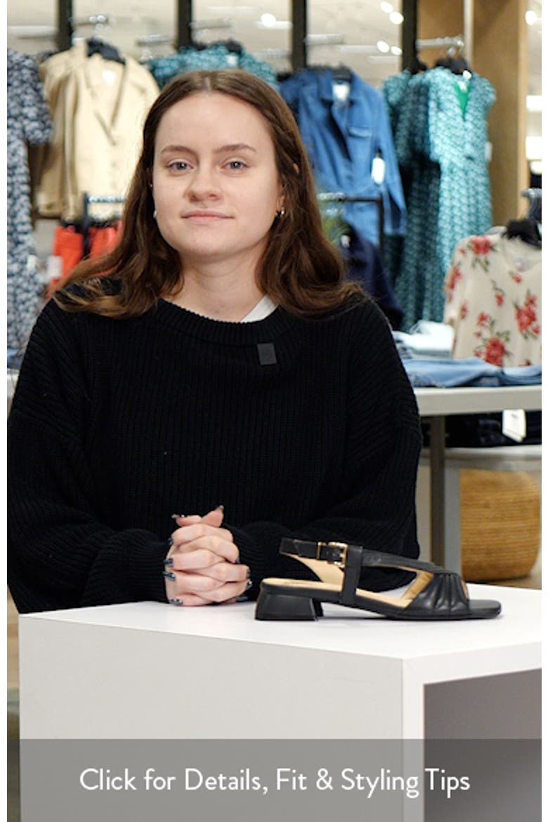 Blair Slingback Leather Sandal video