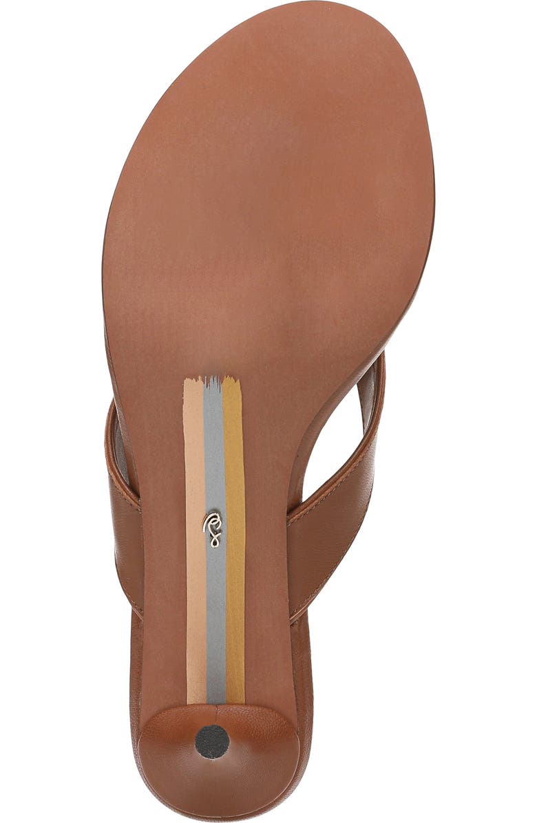 Sam Edelman Amie Kitten Heel Flip Flop, Alternate, color, Rich Cognac