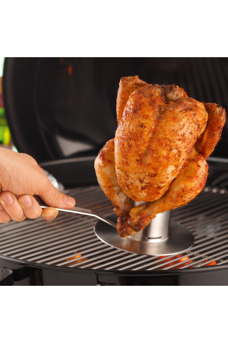 Chicken Roaster, Stainless Steel, Alternate, color, Silver
