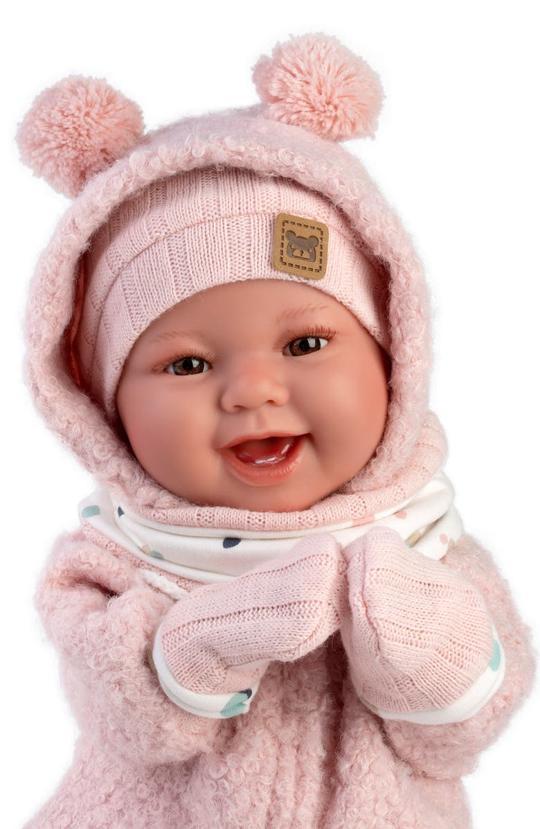 Llorens Tabitha 17.3-Inch Laughing Baby Doll, Alternate, color, Multi