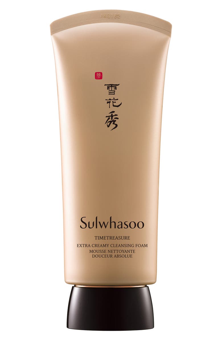 Sulwhasoo Timetreasure Extra Creamy Cleansing Foam, Main, color, 