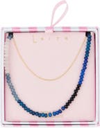 Leith Ombré Beaded Layered Necklace