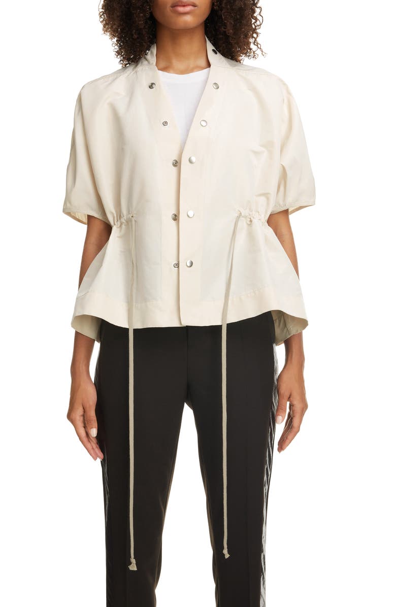 Rick Owens Drawstring Waist Top, Main, color, 