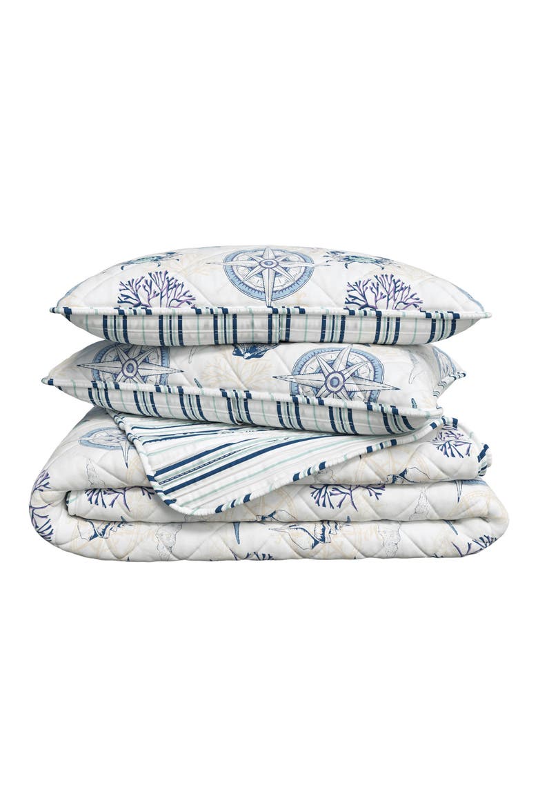 Nautical Theme Quilt Set, Main, color, NAUTICAL MOTIF