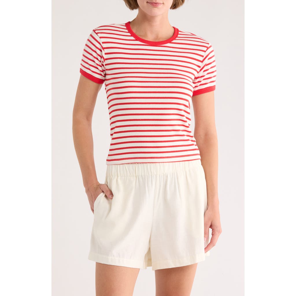 Hurley Just A Girl Fitted T-shirt In Red