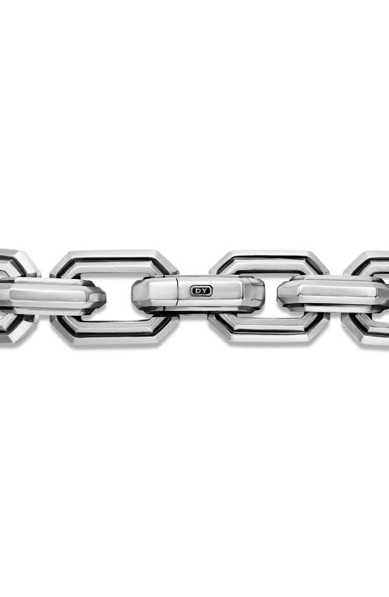 David Yurman Deco Link Bracelet in Sterling Silver, 11mm, Alternate, color, 