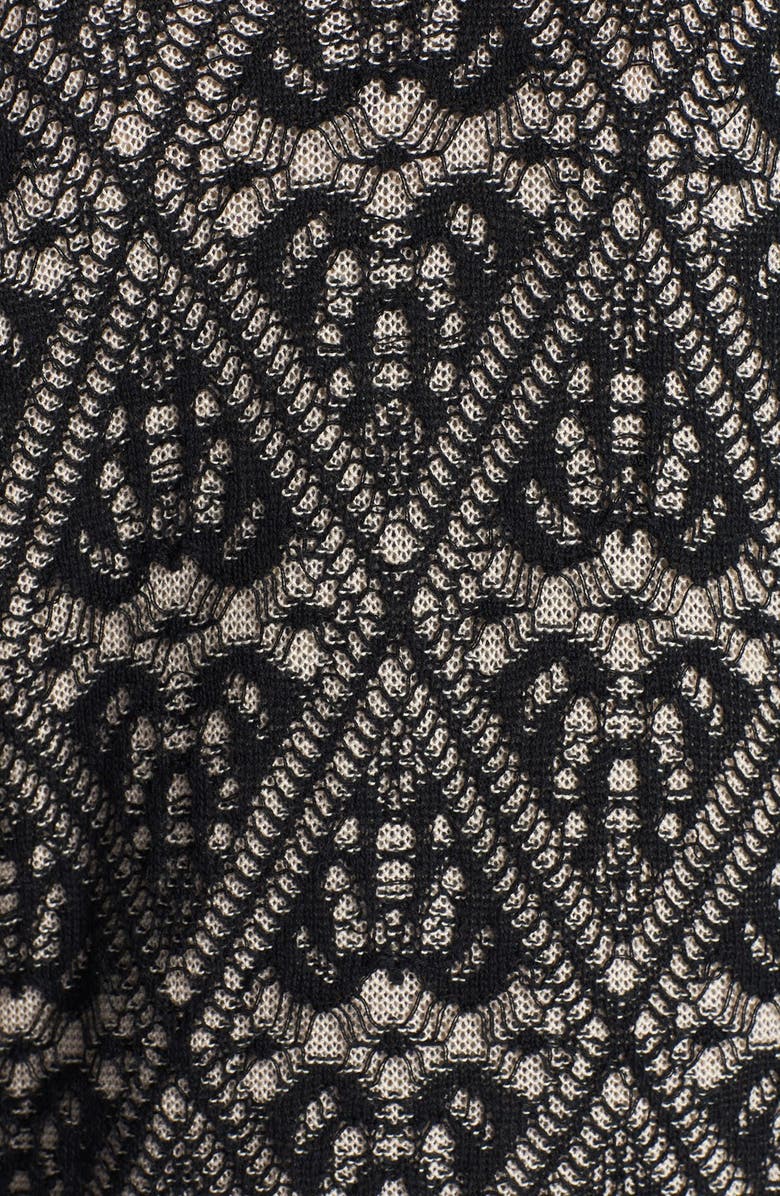 Frenchi <sup>®</sup> Lace Pattern Long Cardigan, Alternate, color,