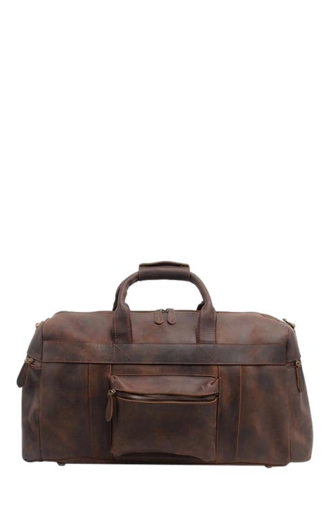 The Asta Weekender | Handcrafted Leather Duffle Bag