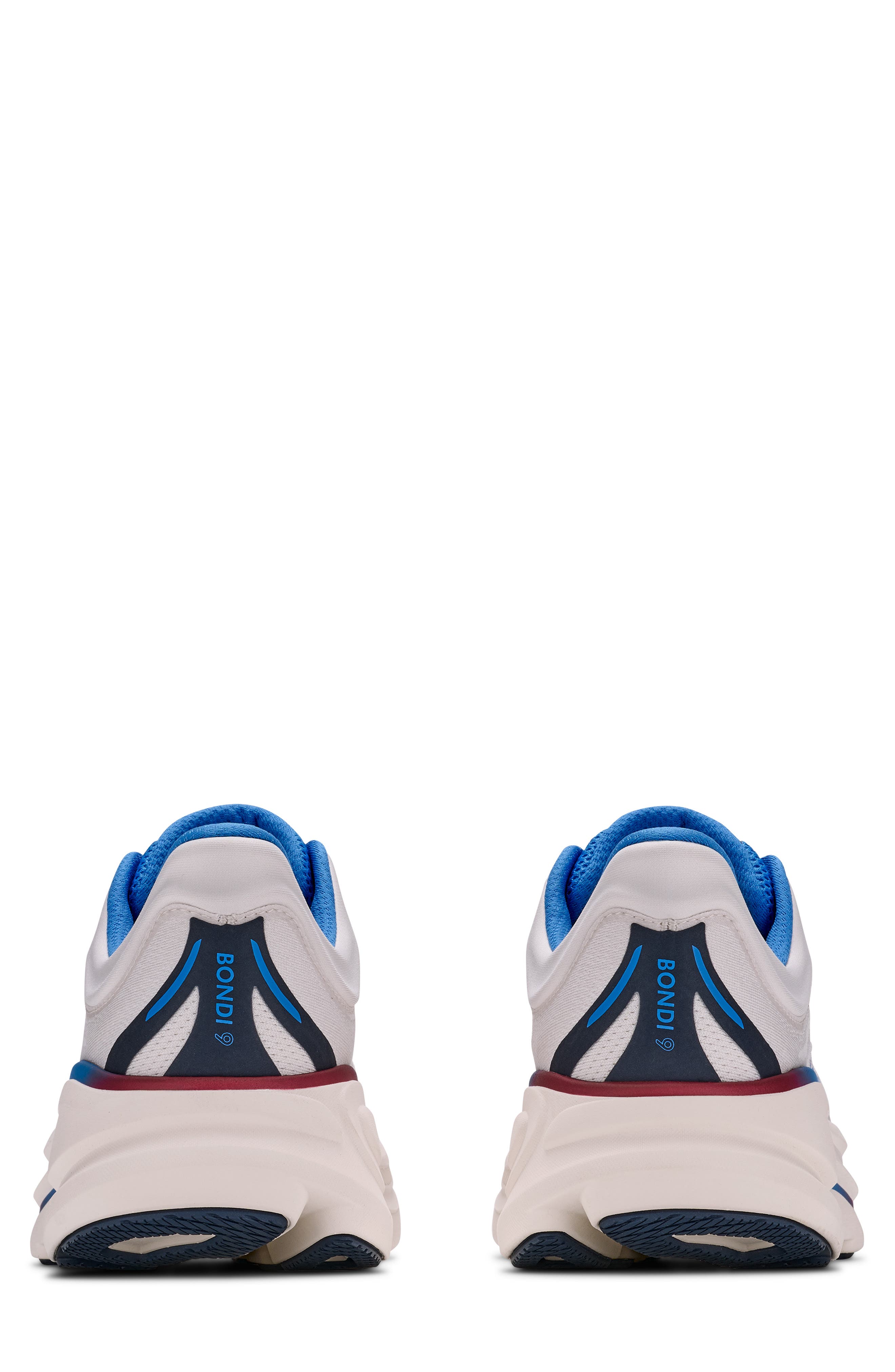 Bondi 9 Running Shoe, Alternate, color, GROUT / VARSITY NAVY