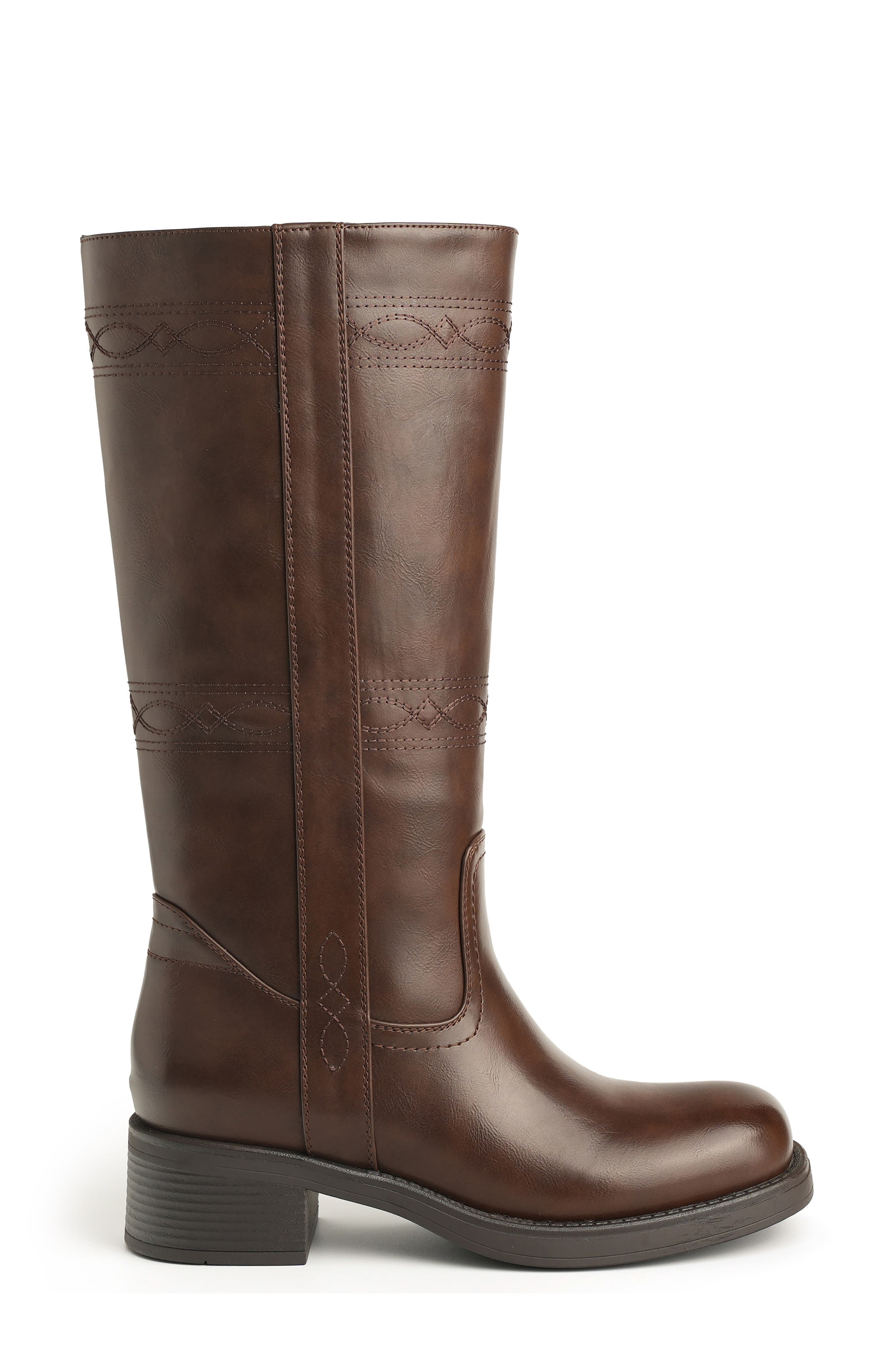 NEW YORK AND COMPANY Cady Boot, Alternate, color, Chocolate
