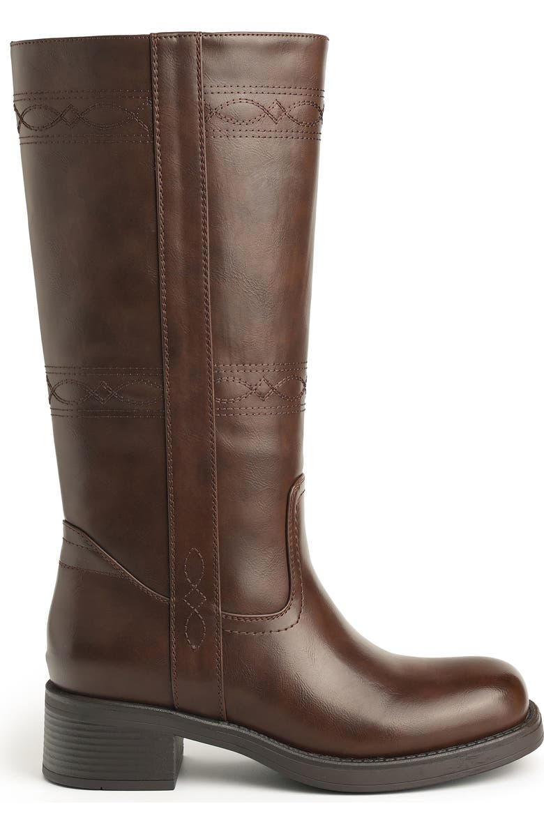 NEW YORK AND COMPANY Cady Boot, Alternate, color, Chocolate