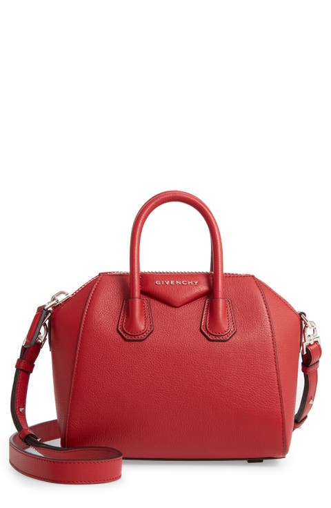 Mini Antigona Sugar Leather Satchel