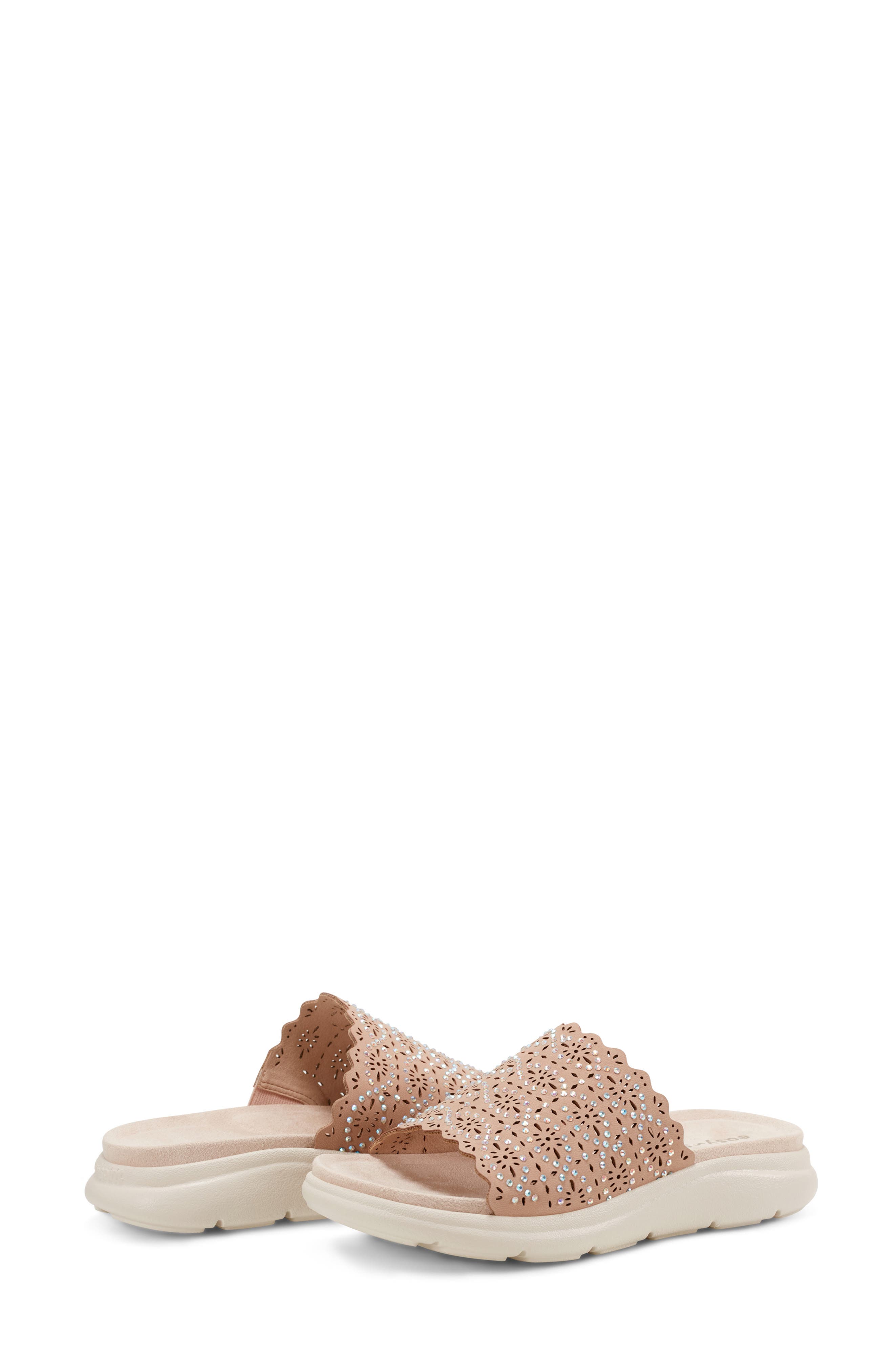 Alora Slide Sandal, Alternate, color, LIGHT NATURAL