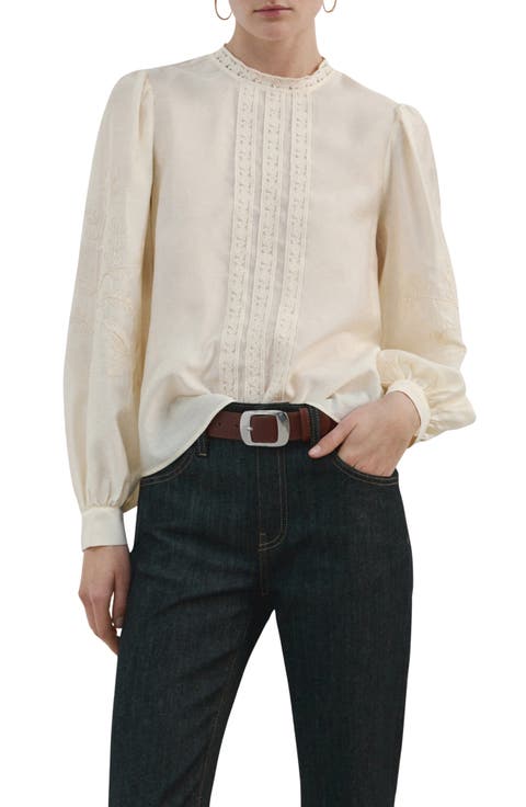 Floral Embroidered Top