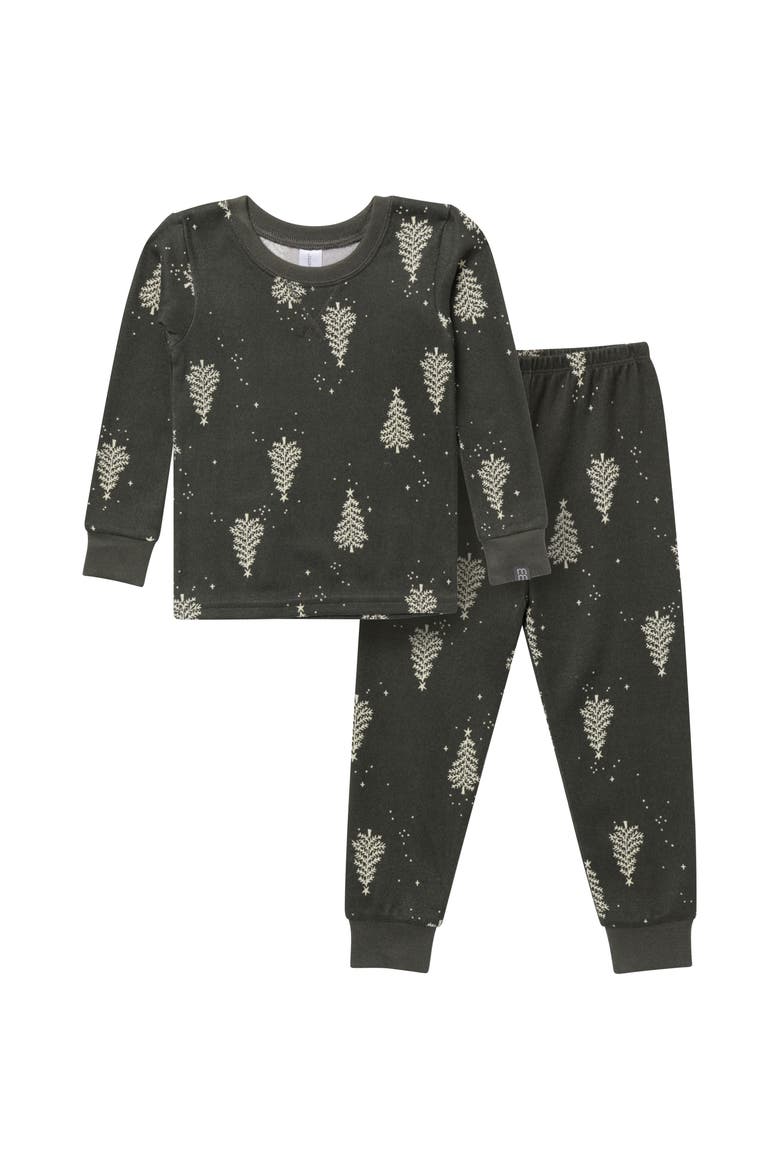 Hacci Sung Fit Footless Pajama Set, Alternate, color, Christmas Tree