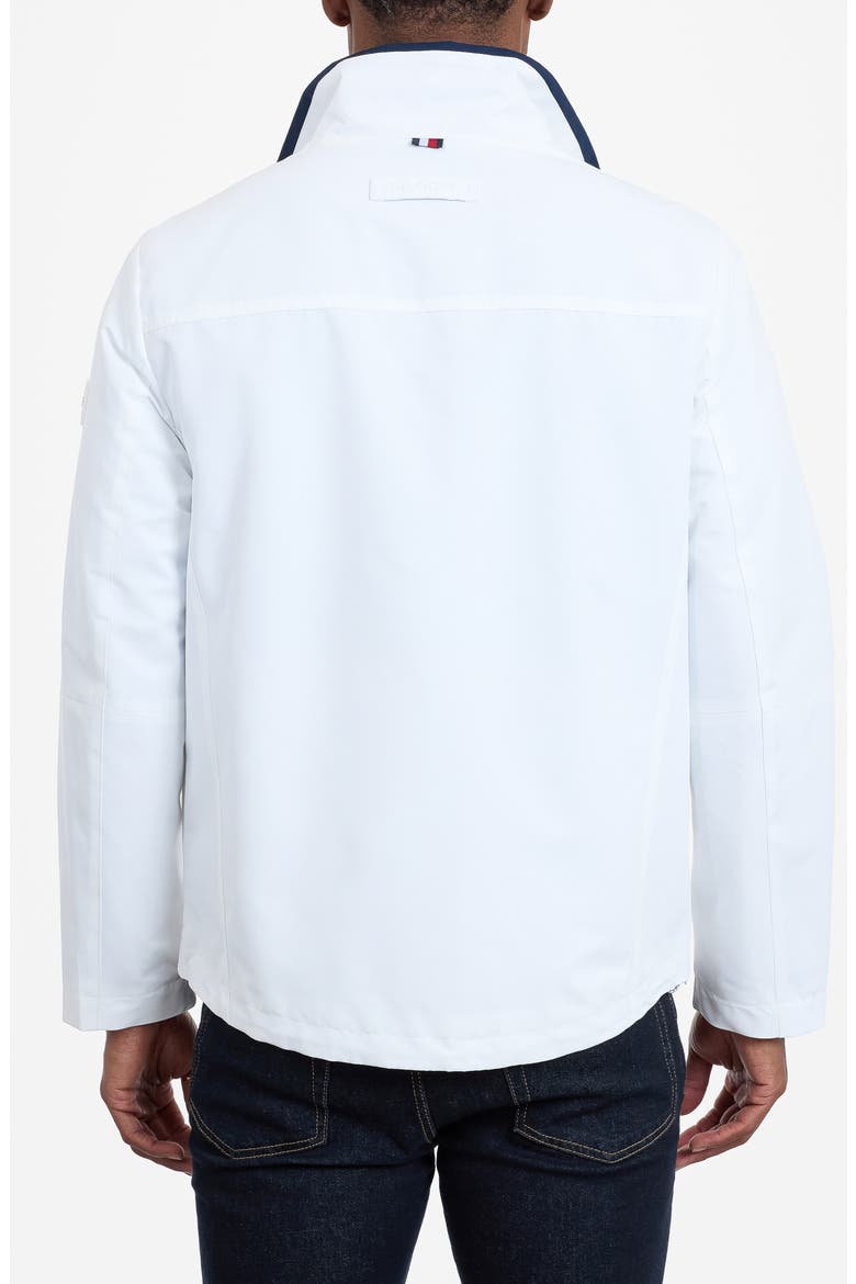 Flag Softshell Zip Jacket, Alternate, color, WHITE