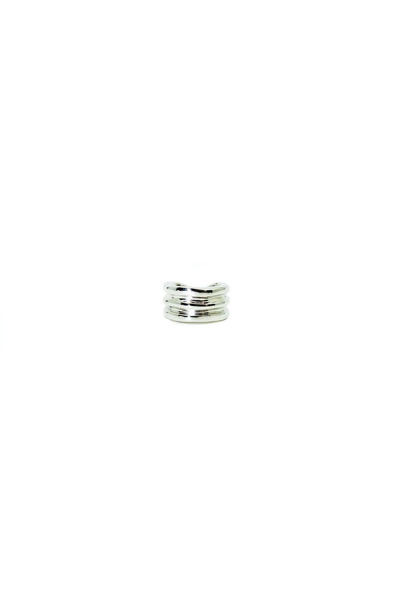 SUN POWERS Ear Cuff, Main, color, Silver