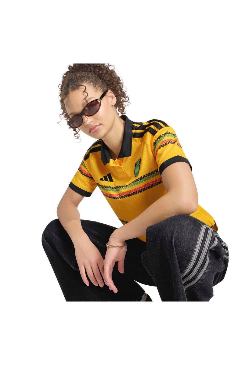adidas Women's adidas Yellow Jamaica National Team 2026 Home Replica Jersey, Alternate, color, Yellow