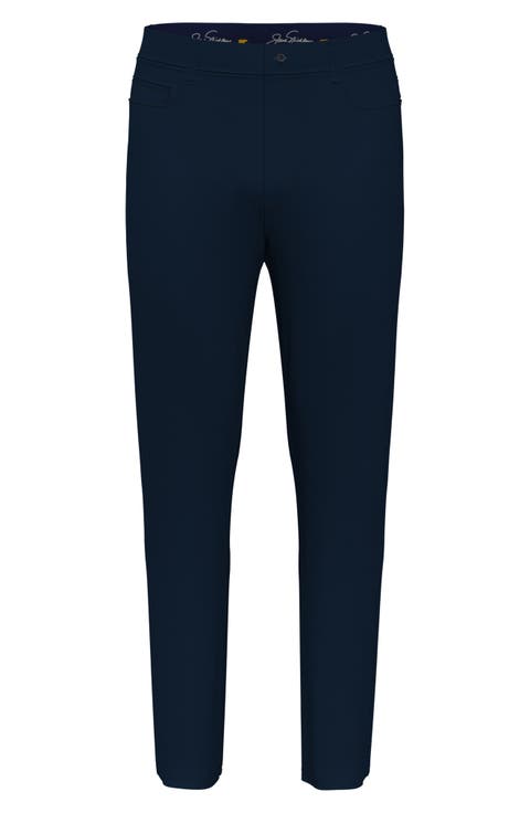 Five-Pocket Adjustable Waist Golf Pants