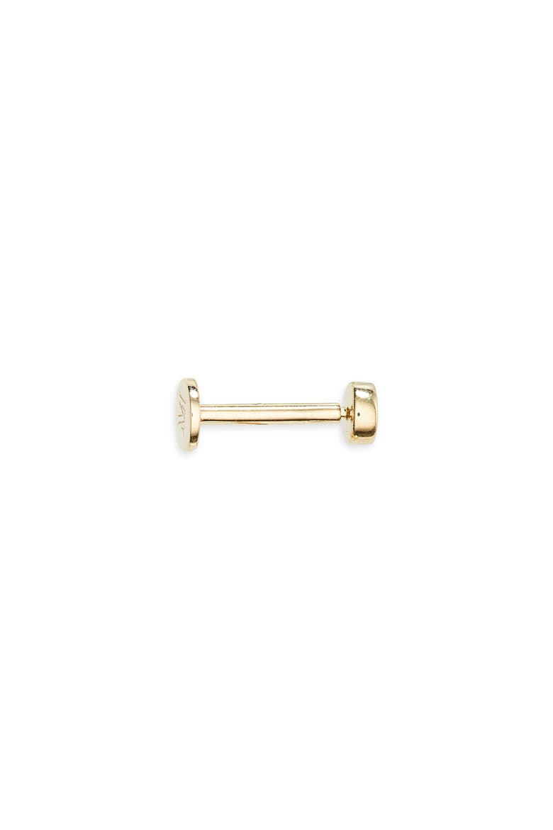 Single Flat Back Stud, Alternate, color, YELLOW GOLD