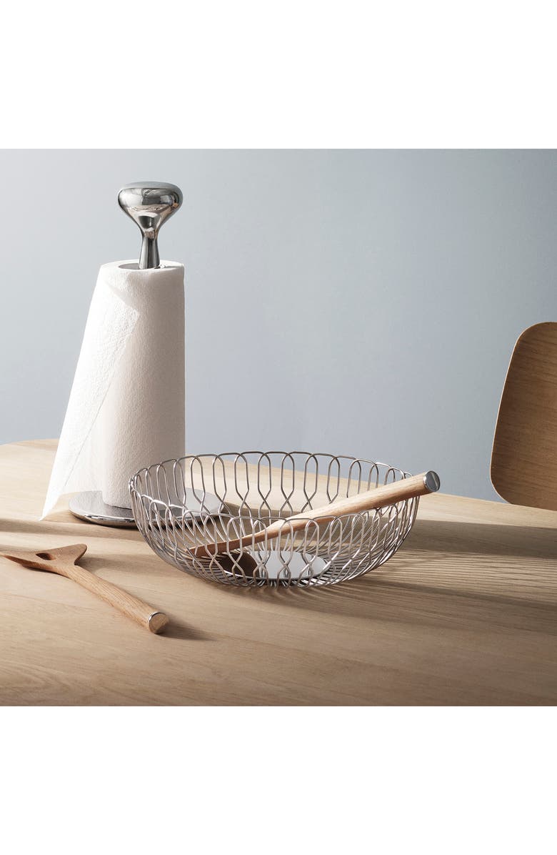 Georg Jensen Alfredo Oak Salad Serving Set, Alternate, color, Brown