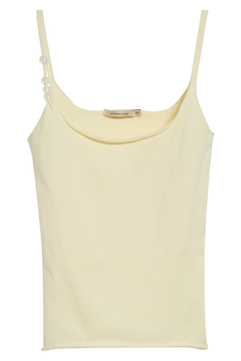 Zalea Beaded Strap Tank, Alternate, color, YELLOW