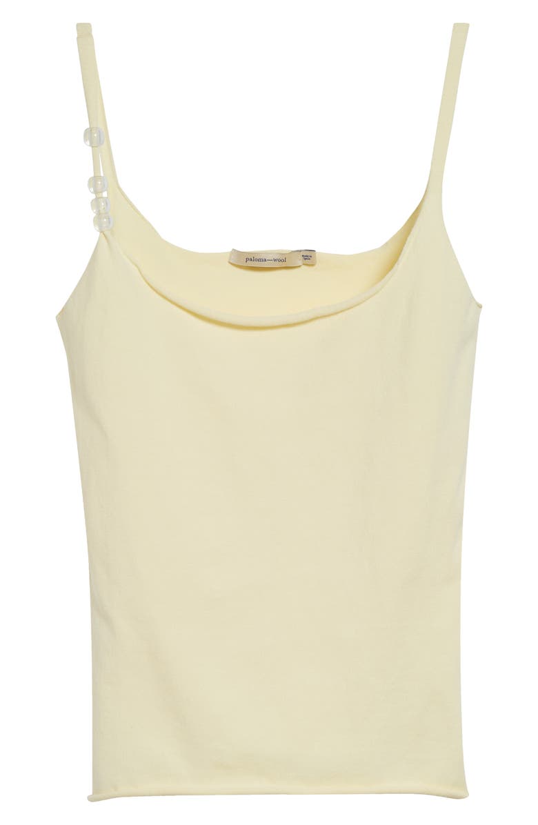 Paloma Wool Zalea Beaded Strap Tank, Alternate, color, Yellow