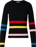 Akris punto Stripe Virgin Wool Rib Sweater