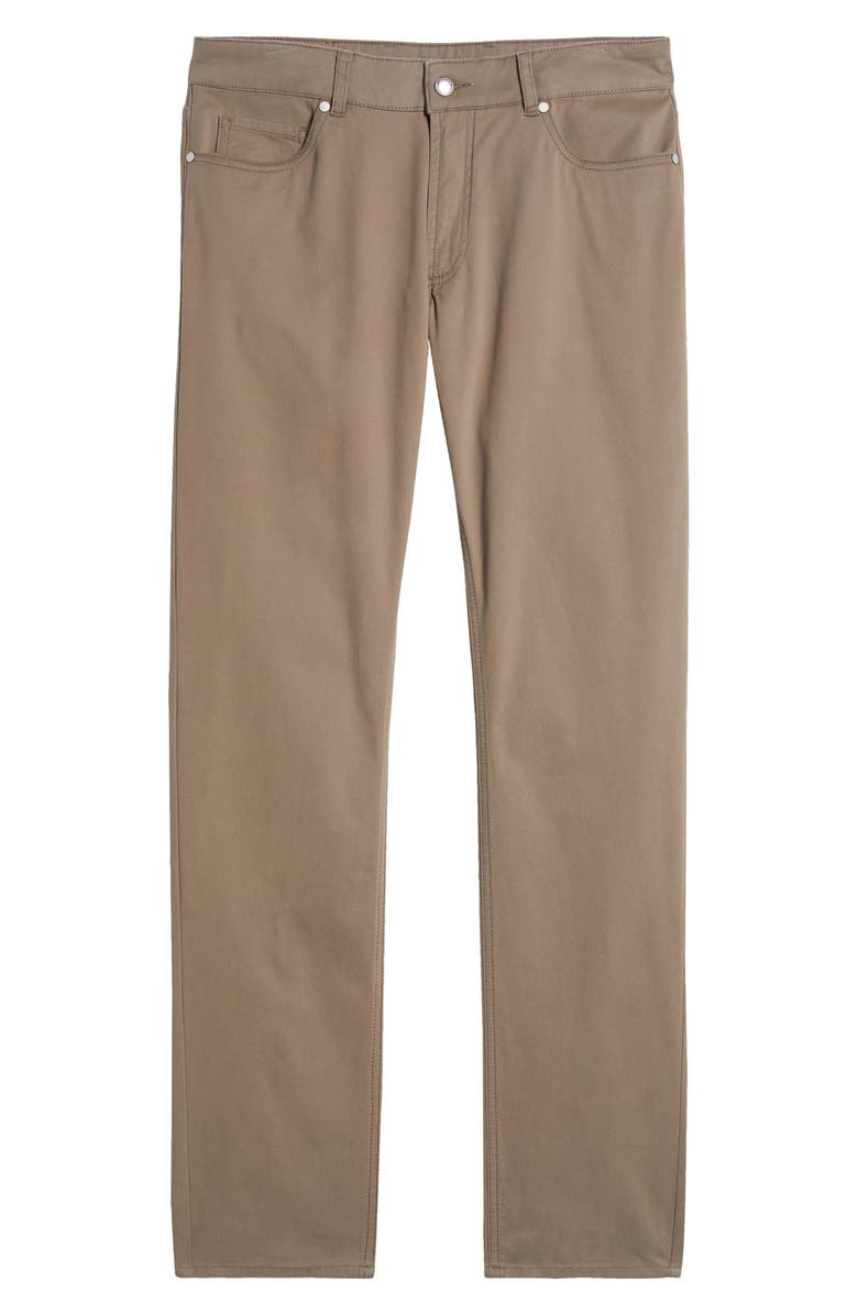 Peter Millar Delvin Stretch Cotton & Silk Twill 5-Pocket Pants, Alternate, color,