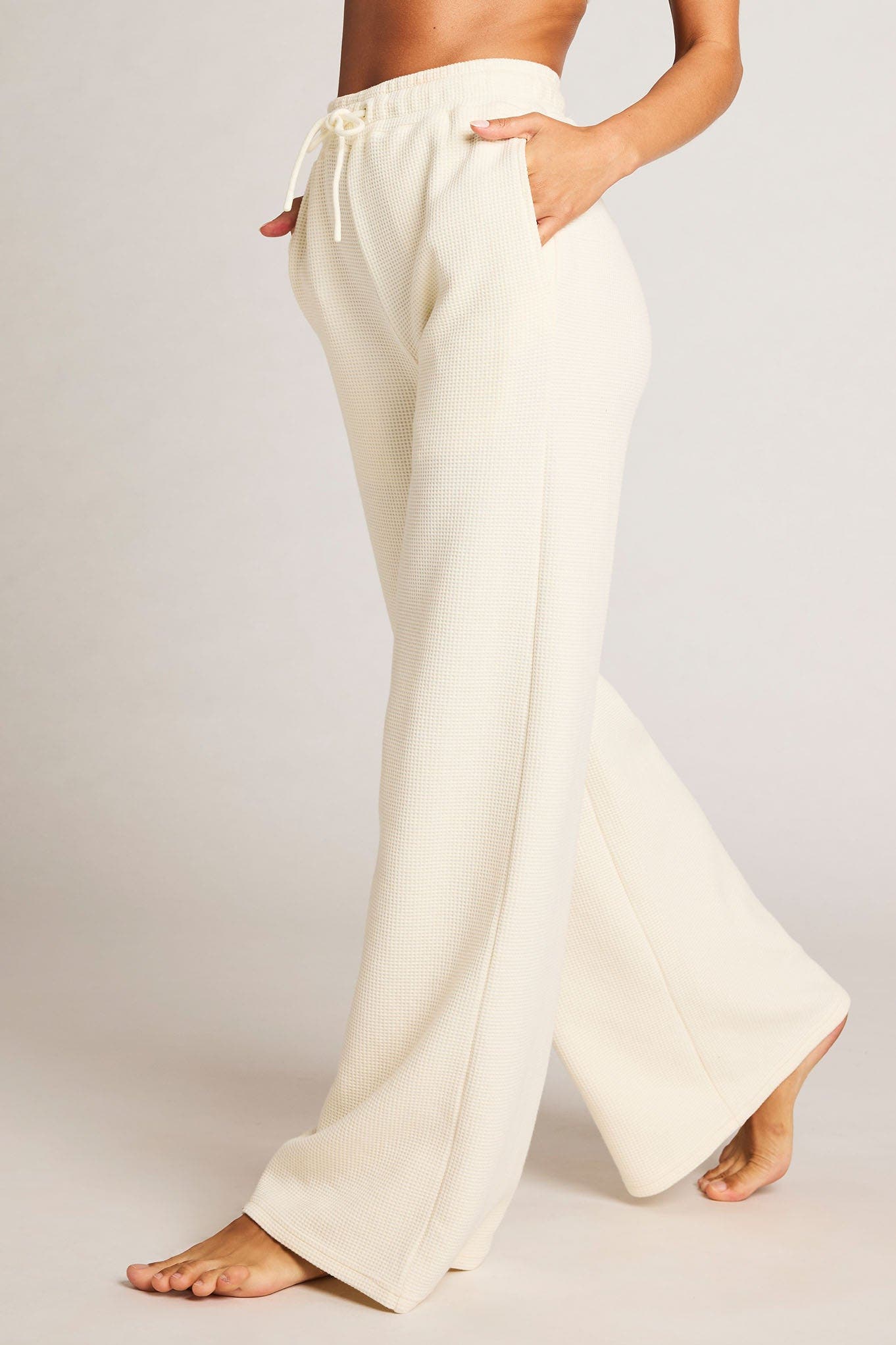 Waffle Knit Track Pant - image 2
