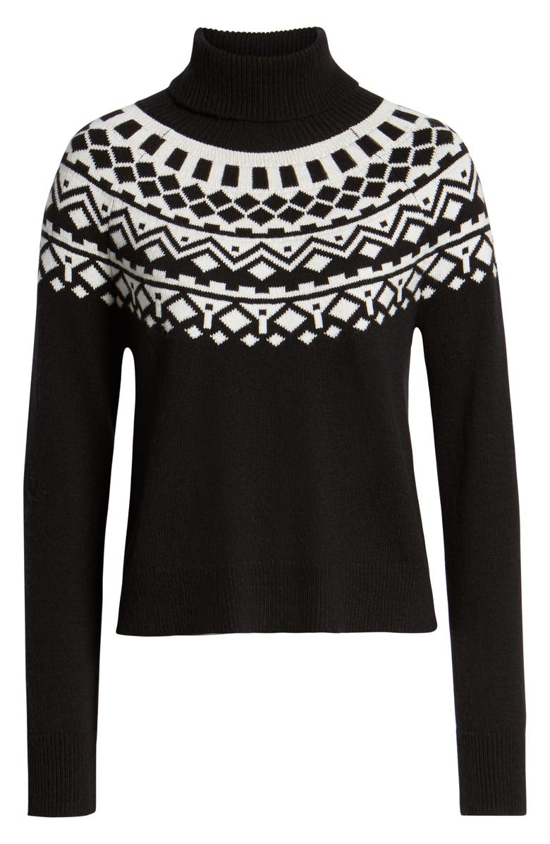 1901 Fair Isle Shrunken Turtleneck Sweater, Alternate, color, 