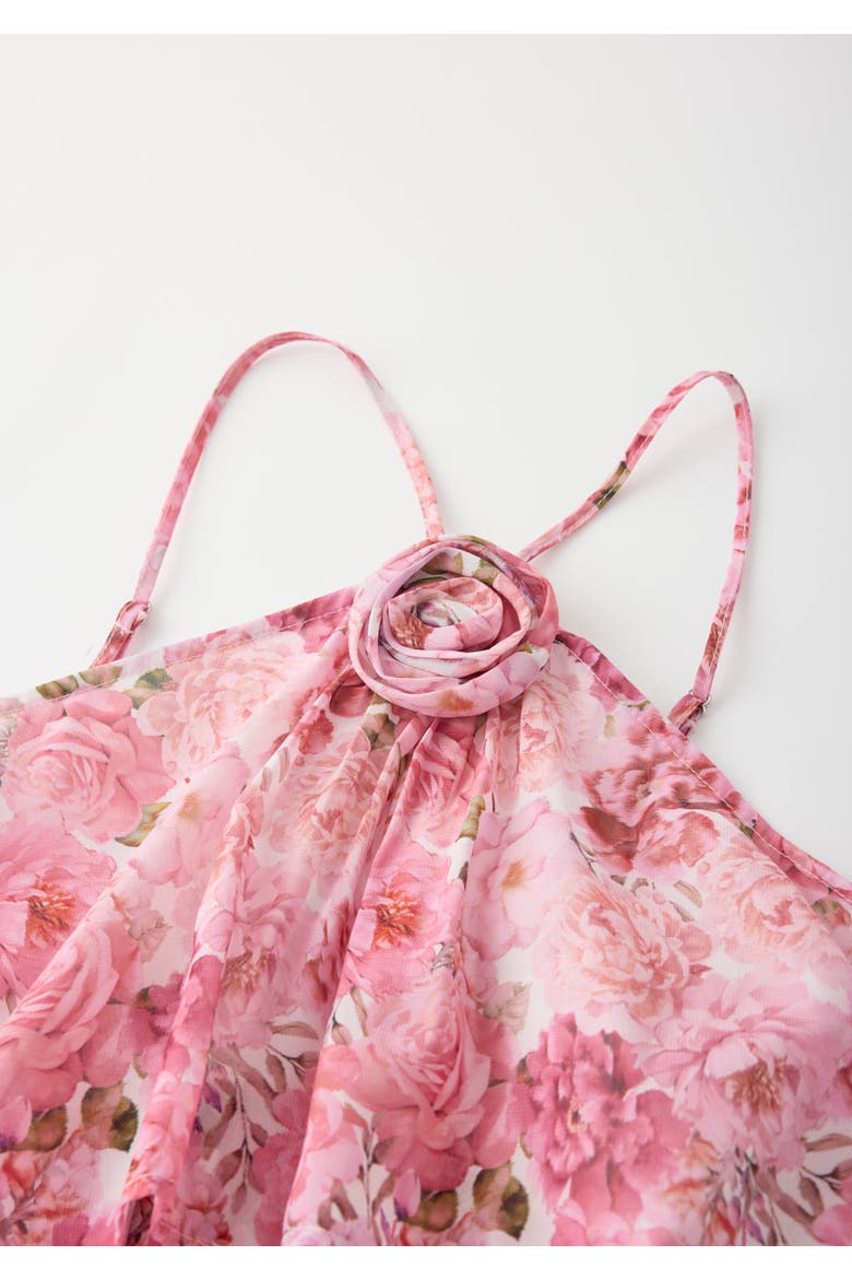 Julietta Frill Maxi Dress, Alternate, color, Floral
