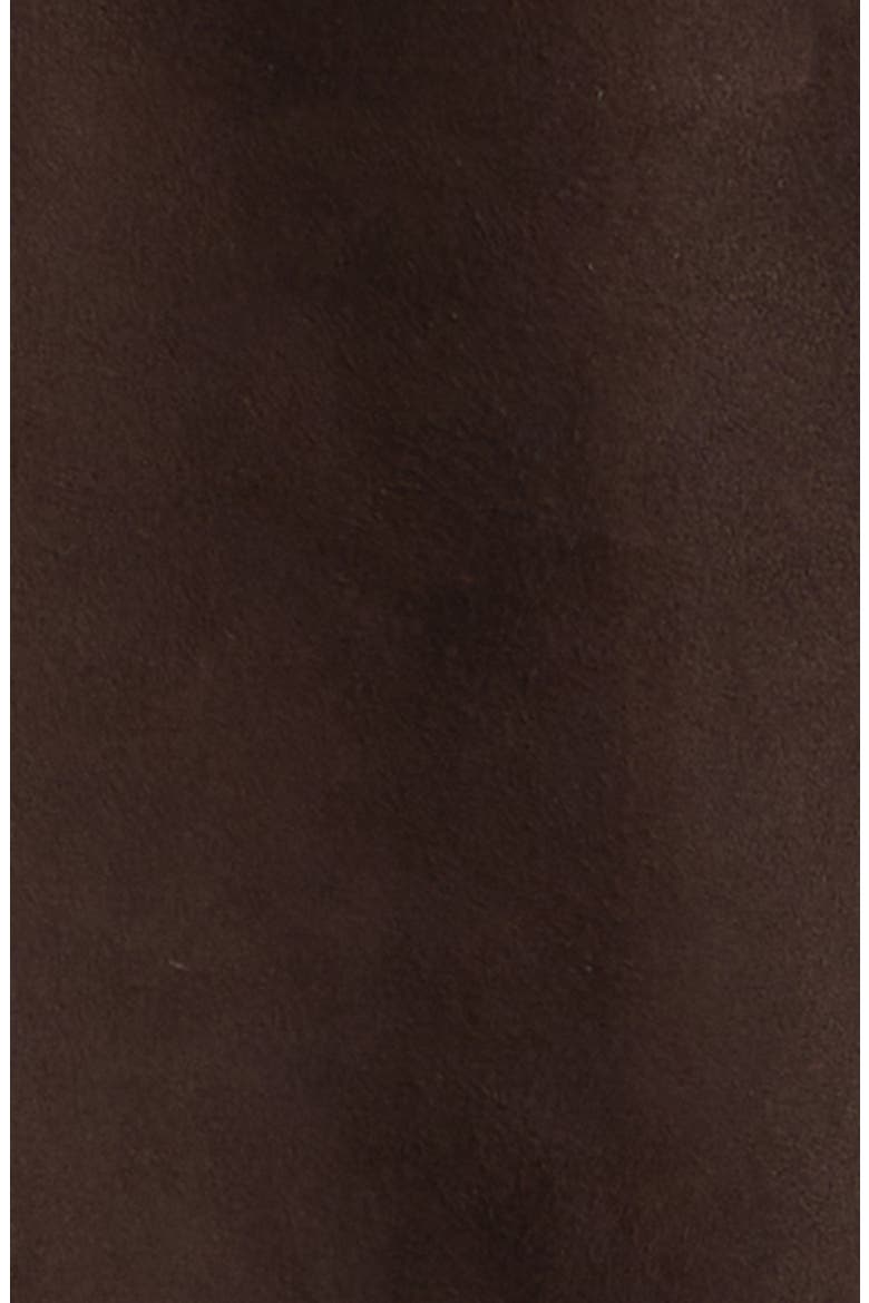 Suede Overshirt, Alternate, color, BROWN