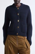 FERRAGAMO Wool & Cashmere Cardigan
