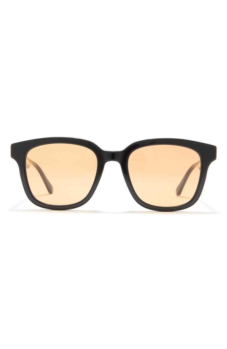 Gucci 53mm Square Sunglasses, Main, color, 