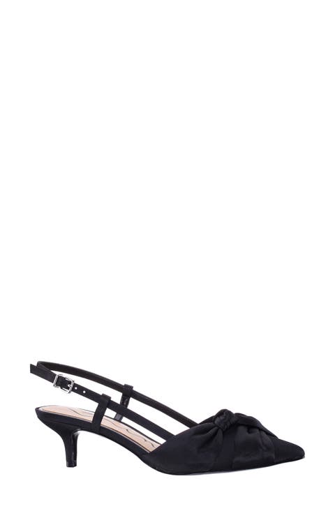 Stella Slingback Pointed Toe Pump (Women)