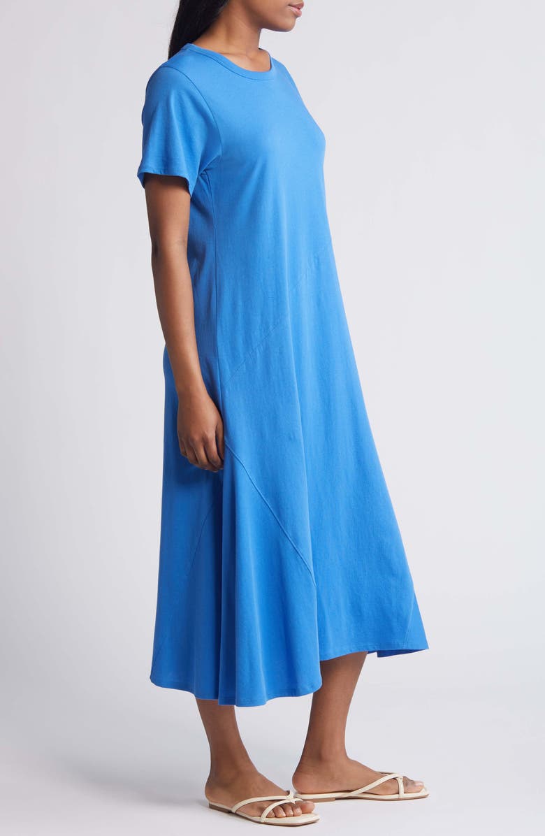 Nation LTD Eileen Organic Cotton Maxi T-Shirt Dress, Alternate, color, Palace Blue