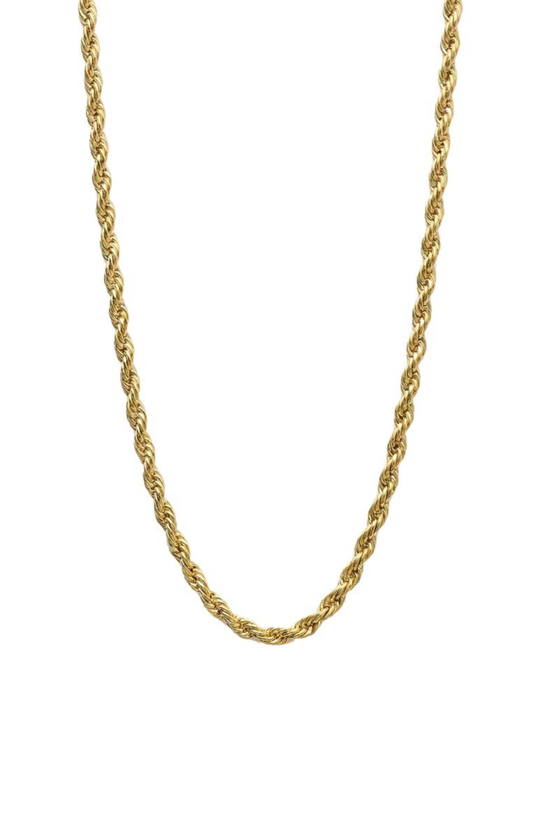 The M Jewelers The Rope Chain, Main, color, Gold