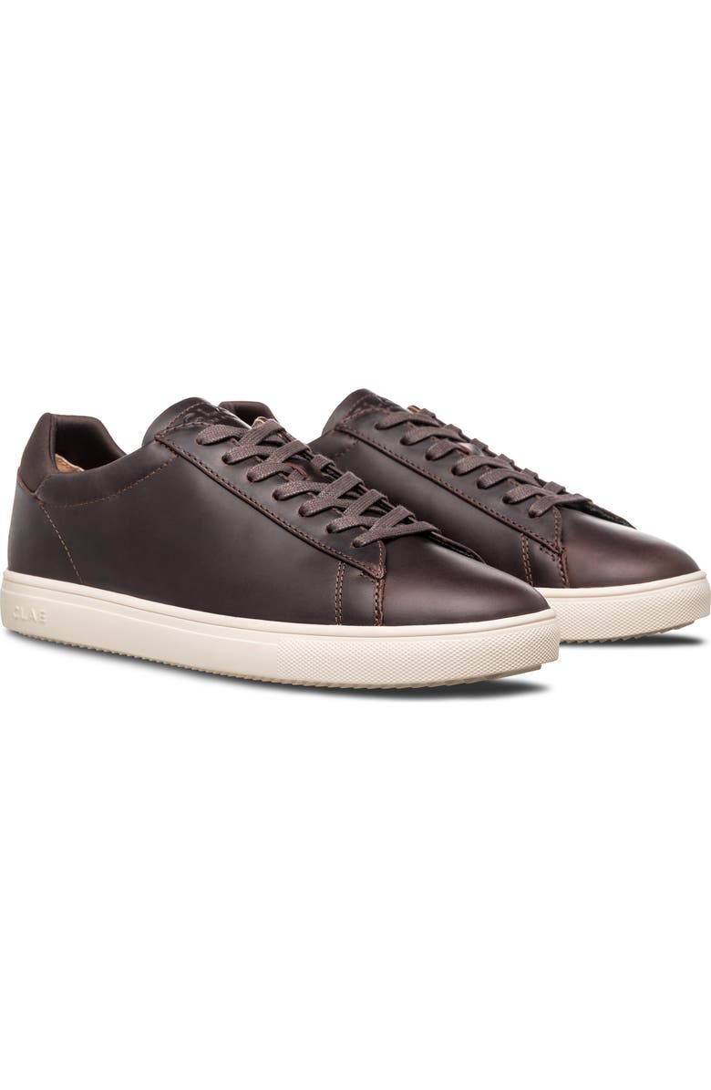 CLAE Bradley Water Repellent Sneaker, Main, color, Walrus Brown Leather
