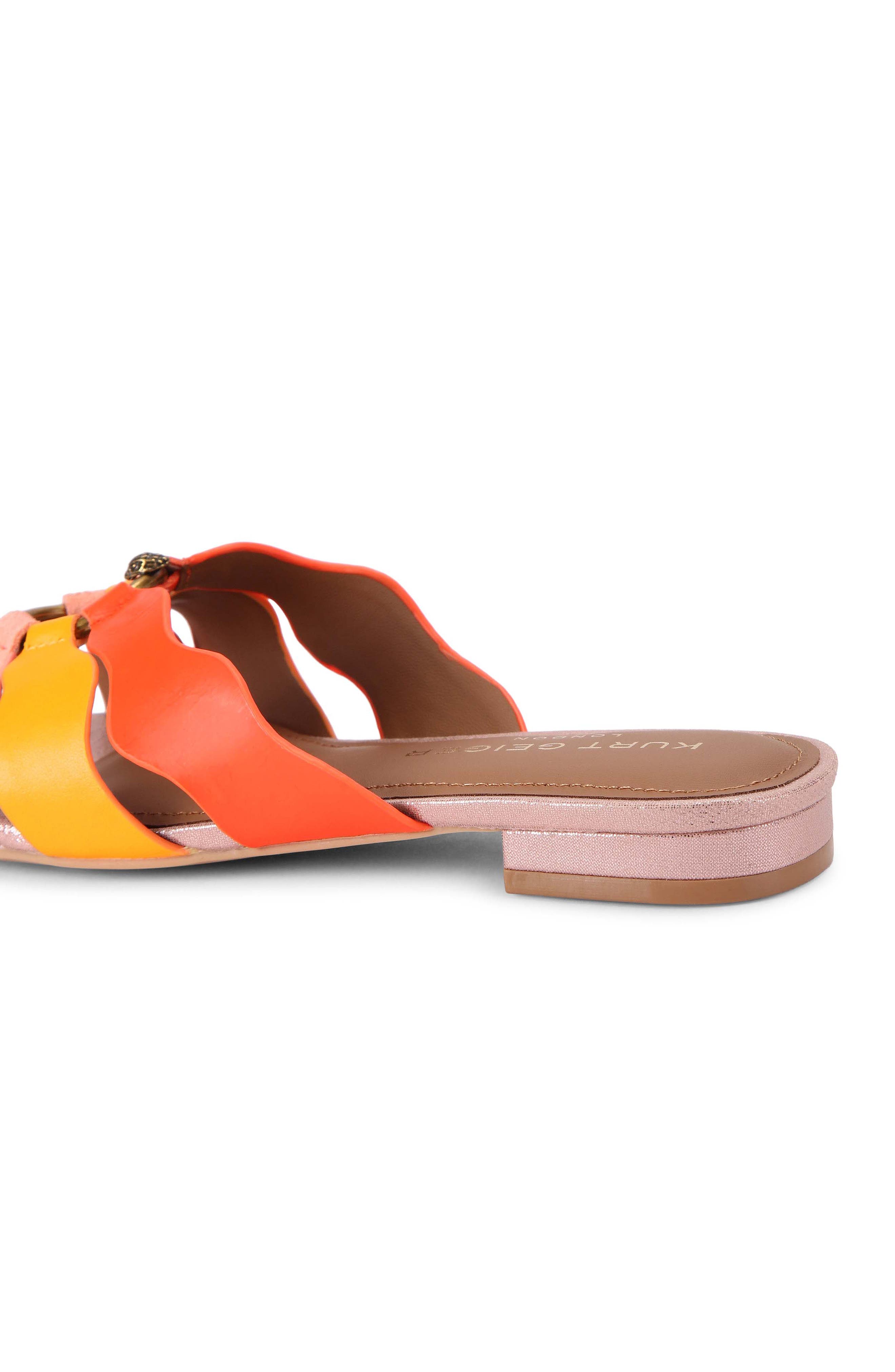 Sun Wave Slide Sandal, Alternate, color, OPEN PINK