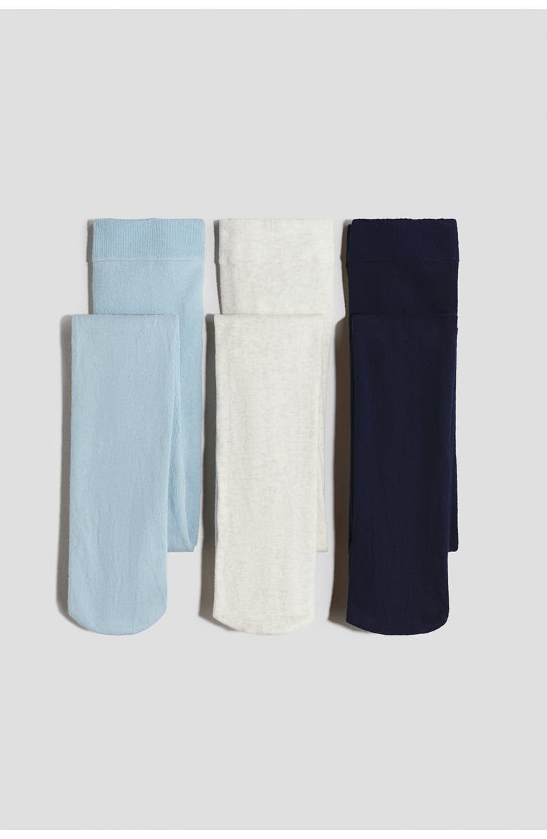 H&M 3-pack Fine-knit Tights, Main, color, 