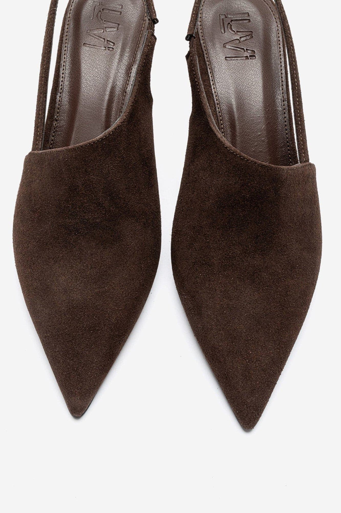 Yarel Stiletto Slingback Pump, Alternate, color, Brown Suede