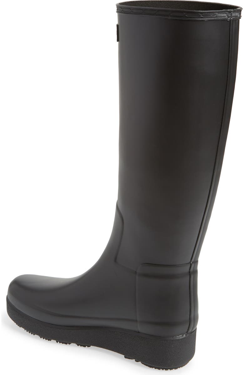 Hunter Refined Creeper Tall Rain Boot, Alternate, color,