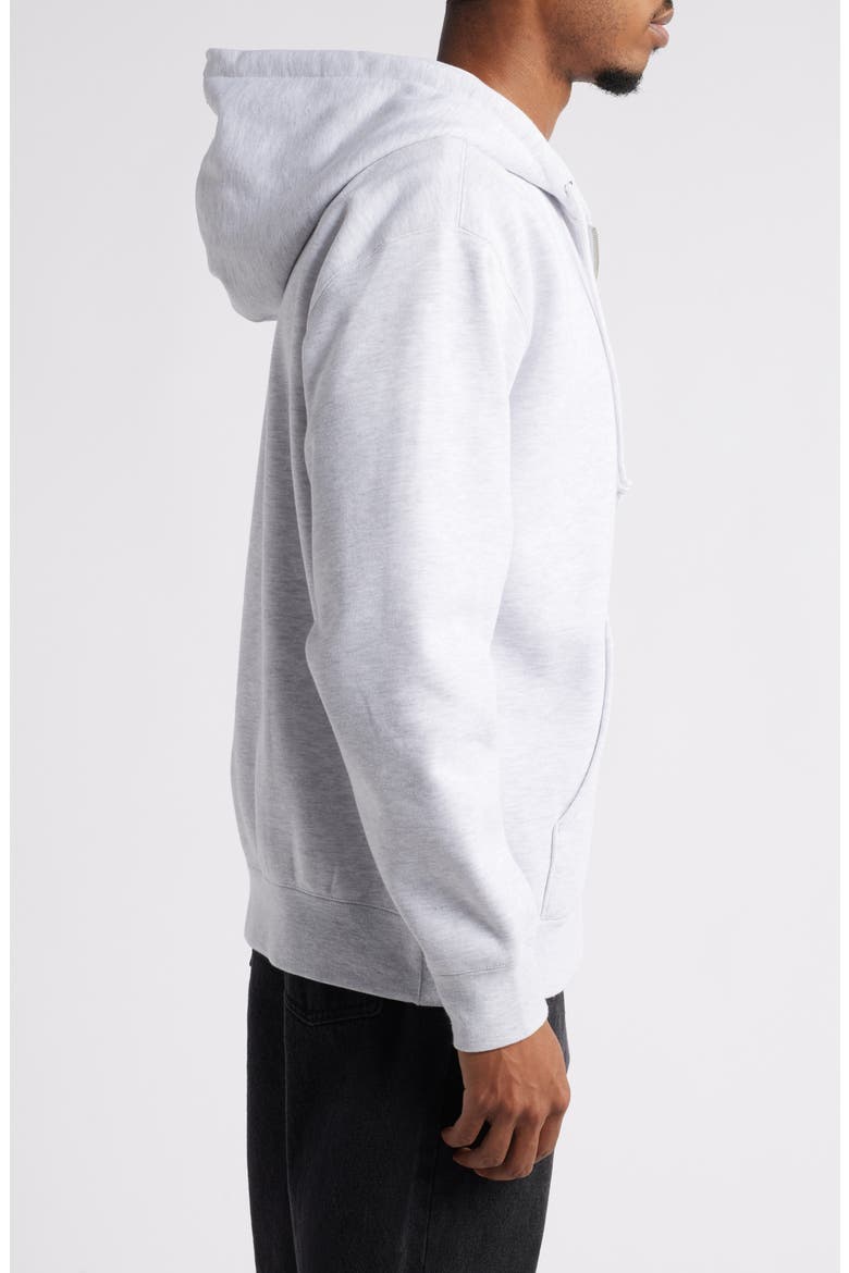 Established Works Bold Zip Hoodie, Alternate, color, ASH GREY