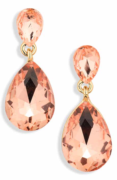Cara Crystal Drop Earrings