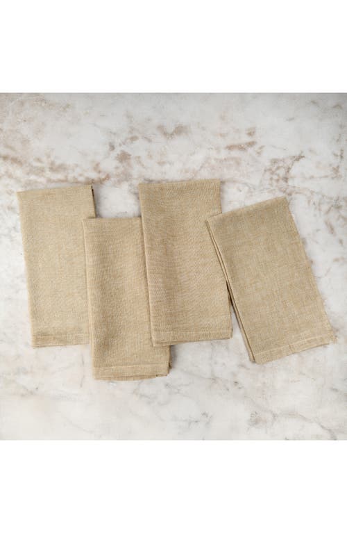 Pom Pom At Home Glenn Set Of 4 Napkins In Natural
