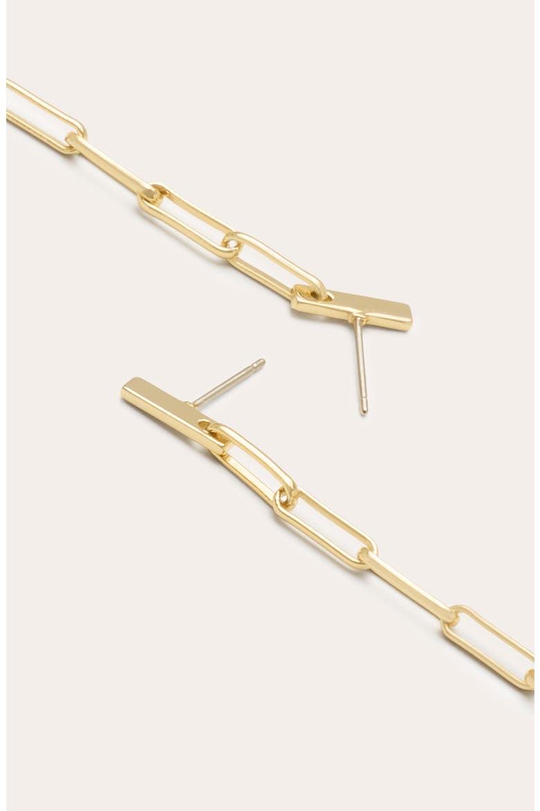 Serra Pavé Sunburst Linear Drop Earrings, Alternate, color, GOLD