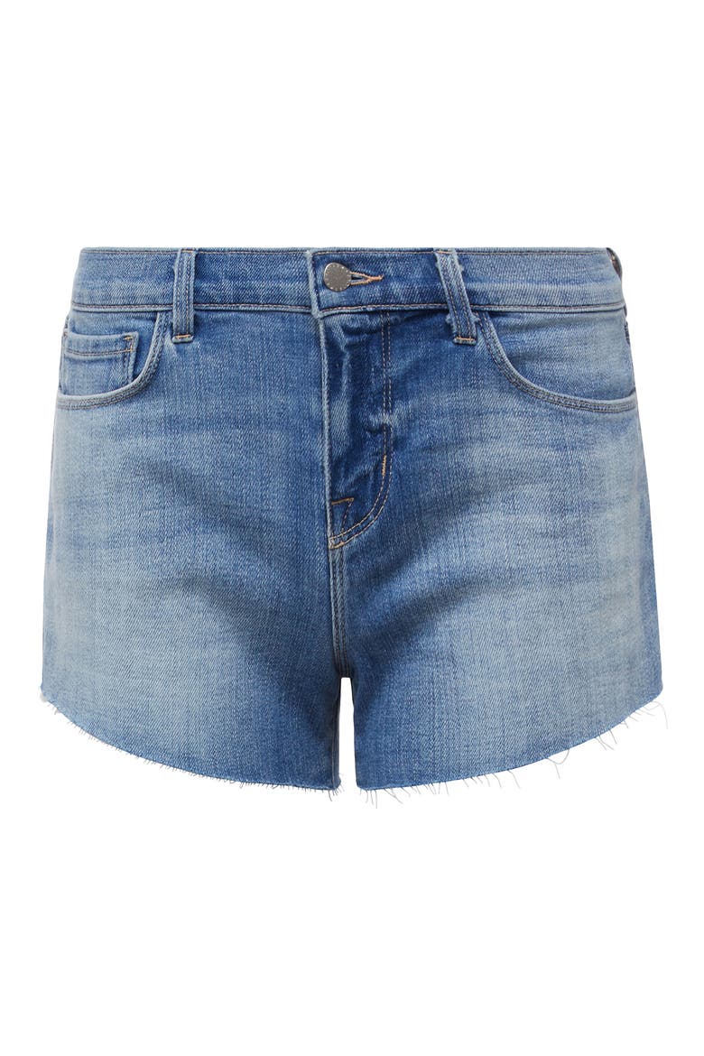 Audrey Cutoff Denim Shorts, Alternate, color, HIGHLAND